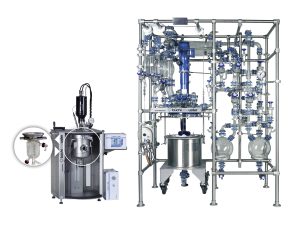 Büchi drukreactor en chemreactor.