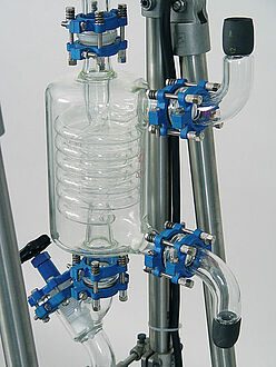 Scrubbing liquid cooler for mobile gas scrubbers