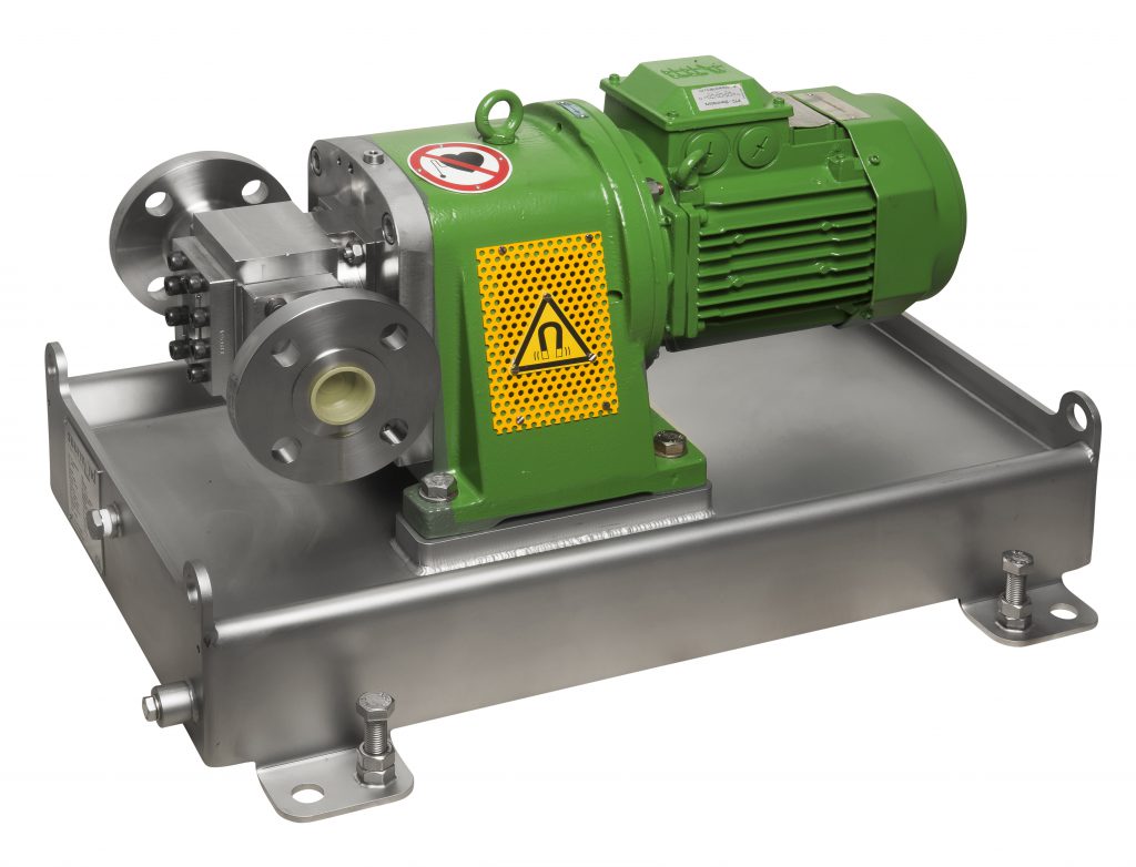 Pump unit Pump unit for corrosive fluids